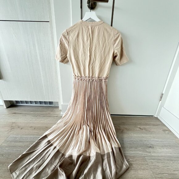 Club Monaco T-shirt Pleated Midi Dress - Picture 5 of 6